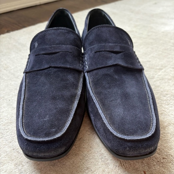 Tod’s Men\'s Mocassino Gomma Leggera Suede Penny Loafers 10 main image 5